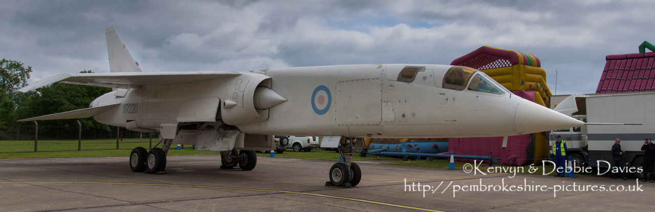 Designed in the early 60s, the first flight of the TSR 2 (Tactical Strike and Reconnaissance Mach 2) occurred in 1964. This is the second TSR 2 built (the first and only one that flew no longer exists).